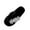 Black, variant on Womens Crystal Flower Fuzzy Slide Slippers Single Wide Fluffy Strap Open Toe Plush Lined Flat Non Slip Warm Trendy Home Footwear
