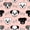 Pink Black, variant on Homewish Cream Maltese Puppy Twin Sheets,Cartoon Pet Dog Bedding,White,3 Pieces,1 Fitted Sheet and 1 Pillowcase