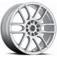thumbnail image 3 of Raceline 141S-Mystique 16" Cast Aluminum Wheel, MYSTIQUE SILVER 16X7 5X100/5X114.3 +40mm, 3 of 4