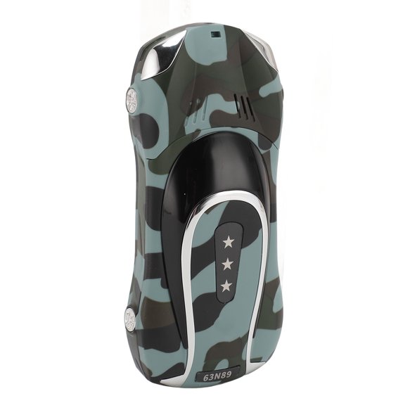 Unlocked Car Shape Seniors Mobile Phone 1.8" Dual SIM Dual Standby Big Button Emergency Cell Phone for Kids Camouflage