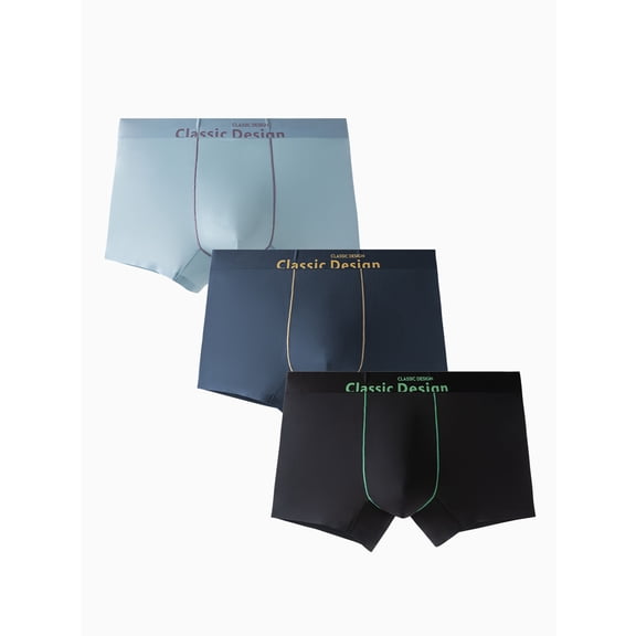 Men's Boxer Briefs 3 Pack Lightweight Moisture Wicking Stretch Underpants