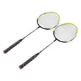 thumbnail image 4 of Outdoor Badminton Racquet, Non Slip Comfortable Grip Fashionable Stable Badminton Racket Lightweight 1 Pair  for Sports Hall for Training, 4 of 8