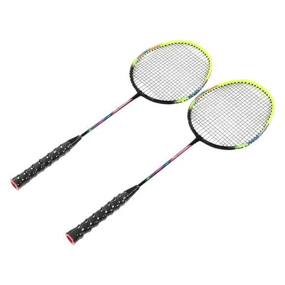 Badminton Racket Set, Stable Portable 1 Pair Outdoor Badminton Racquet Kit for Training for Sports Hall