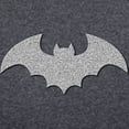 thumbnail image 3 of CafePress - Silver Glittery Bat - Men's Long Sleeve Charcoal Pajama Set, 3 of 7