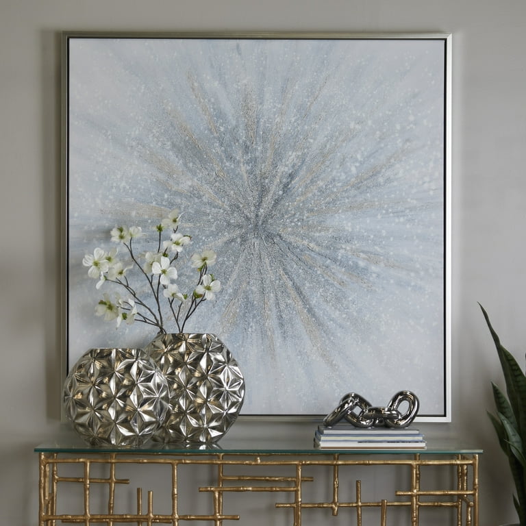 Silver framed 2024 wall art