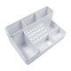 thumbnail image 1 of Organizador para pulidora de uñas con 28 agujeros, herramienta de manicura eficiente Blanco, 1 of 9