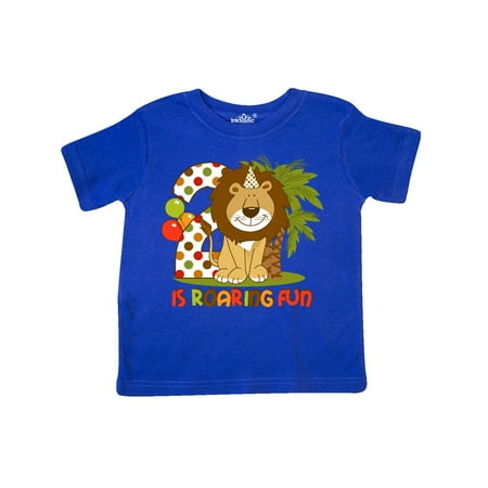 Lions Uniform - Cute Lion 2nd Birthday Toddler T-Shirt