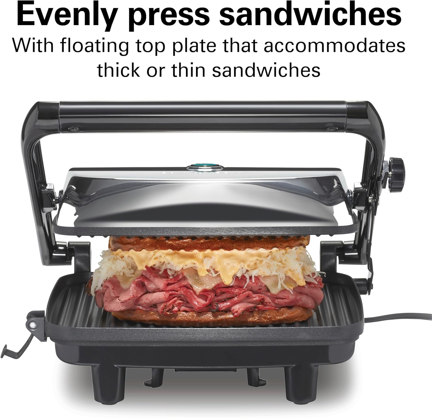 Hamilton Beach Panini Press Sandwich Maker & Electric Indoor Grill