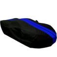 thumbnail image 3 of C8 Corvette Ultraguard Plus Car Cover - Indoor/Outdoor Protection 300 Denier Water Resistant : C8 Stingray, Z51, Z06 Black with Blue Stripes, 3 of 4