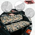 thumbnail image 6 of Uorisanigo UTV Seat Cover Dustproof Mule Front Bench Seat Cover Cushion Compatible with Kawasaki Mule 4000 2009-2025 Deer Hunting Camo UTV Padded Protector with Elastic Band, 6 of 7