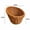 16x8x12cm, variant on Handmade Wicker Woven Basket Bread Serving Tray Simulation Rattan Desktop Baskets For Kitchen Picnic Woven Storage Basket