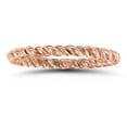 thumbnail image 1 of SZUL Women's 1.7MM Rope Twist Wedding Band in 14K Rose Gold, 1 of 4