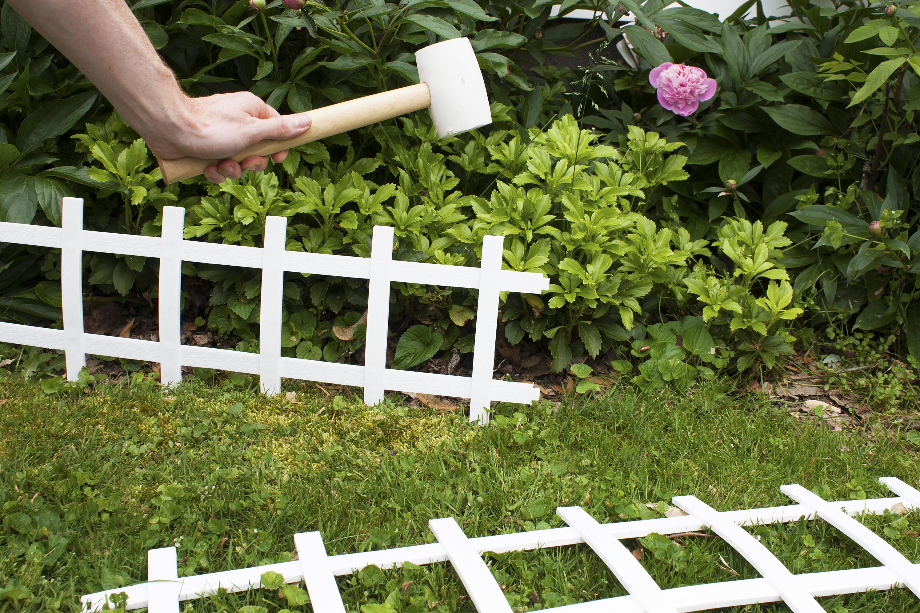 Emsco Group 2120HD 50' Cape Cod Style Decorative Fencing, White