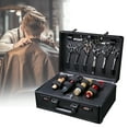 thumbnail image 4 of Professional Barber Carrying Case Barber Case, Stylist Tool Box Salon Hair Cutting Grooming Kit Storage Organizer for Clippers, Scissors, Barber Supplies, 4 of 14