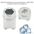 thumbnail image 1 of WP2220457 Refrigerator Ice Crusher Coupler + WP2220458 Coupling, 1 of 15