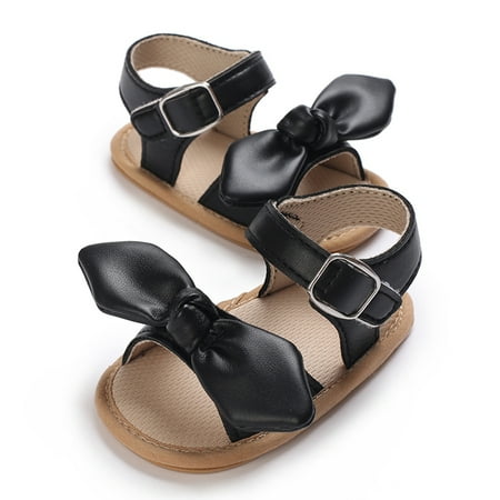 

Infant Baby Boy Girl Sandals Outdoor Shoes Soft Sole Non-slip Bow Decoration Shoes