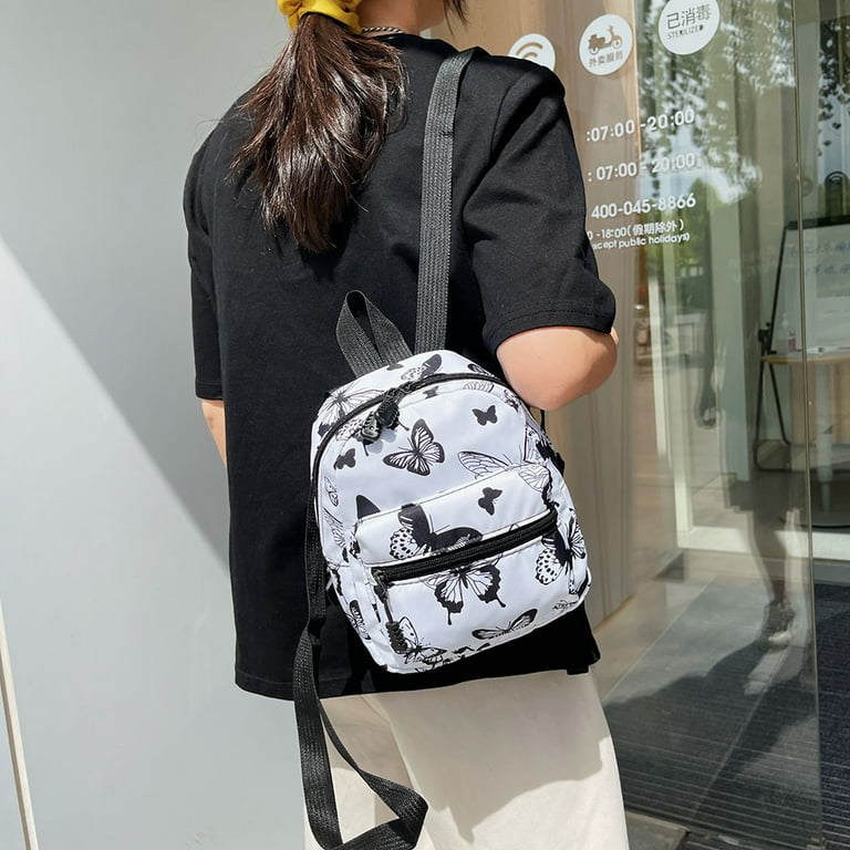 10 Multiple Style Canvas Small Mini Backpack Women 