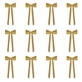 thumbnail image 2 of Christmas Glitter Double Ear Bow Ornaments Hanging Decorations for Tree Wreath and Garland, 2 of 6
