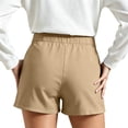 thumbnail image 6 of YanHoo Golf Shorts for Women High Waisted Stretchy Short Pants Casual Work Outdoor Hiking Shorts with Pockets, 6 of 8