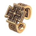 thumbnail image 1 of Anillo en relieve Personalidad de Moda Exquisito Todo de alta gama Anillo Abierto Dedo Índice, 1 of 6