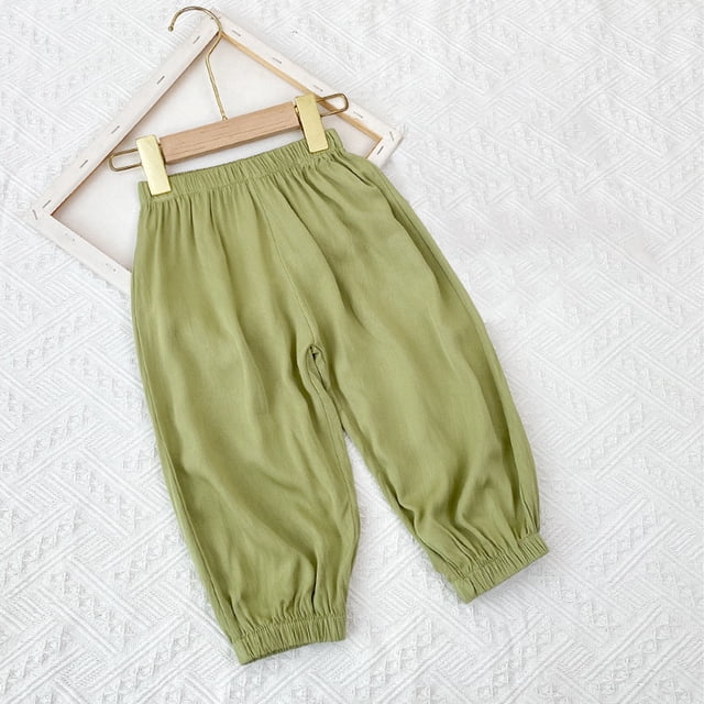 Pantalons pour Bébé Garçon, Robe d'Été Imprimée pour Filles et Garçons, Pantalons Longs en Denim Mignons