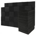 50Pcs Acoustic Soundproof Foam Sound Absorbing Panels Sound Insulation Panels Wedge for Studio