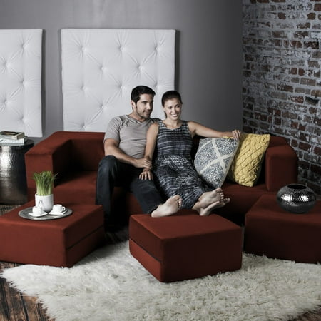 Ja Zipline Convertible Sleeper Sofa Three Ottomans California This On Opens A Dialog That Displays Additional Images For Product With The Option To Zoom In Or Out