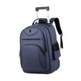 thumbnail image 3 of Mochila para ordenador portátil con ruedas, maletín con ruedas para ordenador portátil, bolso de de negocios con ruedas para mujeres y hombres Azul, 3 of 8