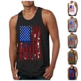 thumbnail image 4 of Xijirk Tank Tops Men Independence Day Tank Top Summer Sleeveless Breathable Shabby Flag Print Casual Top for Holiday,XL, 4 of 4