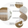 thumbnail image 6 of Brown Wood Grain Waterproof Fabric Shower Curtain,Country Retro Wooden Plank Farmhouse Waterproof Fabric Shower Curtain for Bathroom Curtains Bathtubs Shower Curtains with 12 Hooks Standard 72x72, 6 of 8