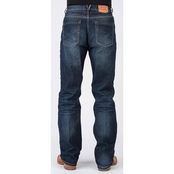 Stetson Men's Modern Fit Boot Cut Jeans - 11-004-1312-4070 Bu