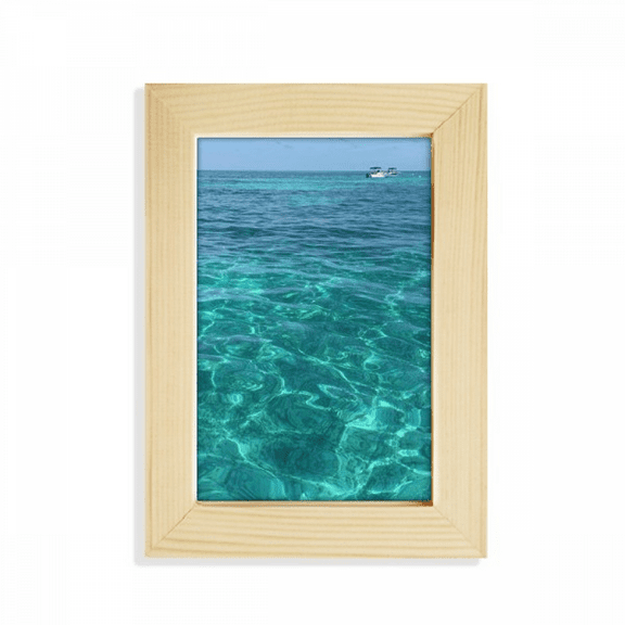 Ocean Water Science Nature Picture Desktop Display Photo Frame Picture Art Painting 5x7 inch