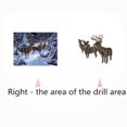 thumbnail image 4 of de pintura de diamante 5D de nieve y ciervo de invierno para adultos principiantes costura artesanía decoración para colgar Soledad Kits de Pintura Diamante 5D, 4 of 8