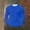 #484-Blue, variant on Ceisia Men's Loose Fit Solid Color Long Sleeve Waffle Texture T-Shirt Soft Stretchy Casual Home Gym Top Khaki XXL Gifts