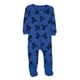 thumbnail image 1 of Pijama con pies Leveret para bebé, Halloween, calaveras azules, 1 of 4