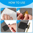 thumbnail image 4 of 20 Pieces Pen Loop Holder and Pen Clip Set, Include Self-Adhesive Notebook Pen Loop Holder Leather Pen Elastic Loop and 10 Stainless Steel Pencil Clip for Notebook Journal Planner Tablet Case Calendar, 4 of 7