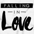 thumbnail image 2 of Cute Falling in Love Romantic Quote Women Plus Size Long Sleeve Graphic Tee Brisco Brands 3X, 2 of 3
