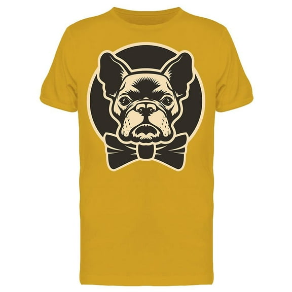 French Bulldog Head Graphic T-Shirt Men -Image by Shutterstock, Male Small