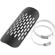 Motorcycle Exhaust Muffler Heat Shield, Universal Motorcycle Exhaust Muffler Pipe Heat Shield Cover for Most