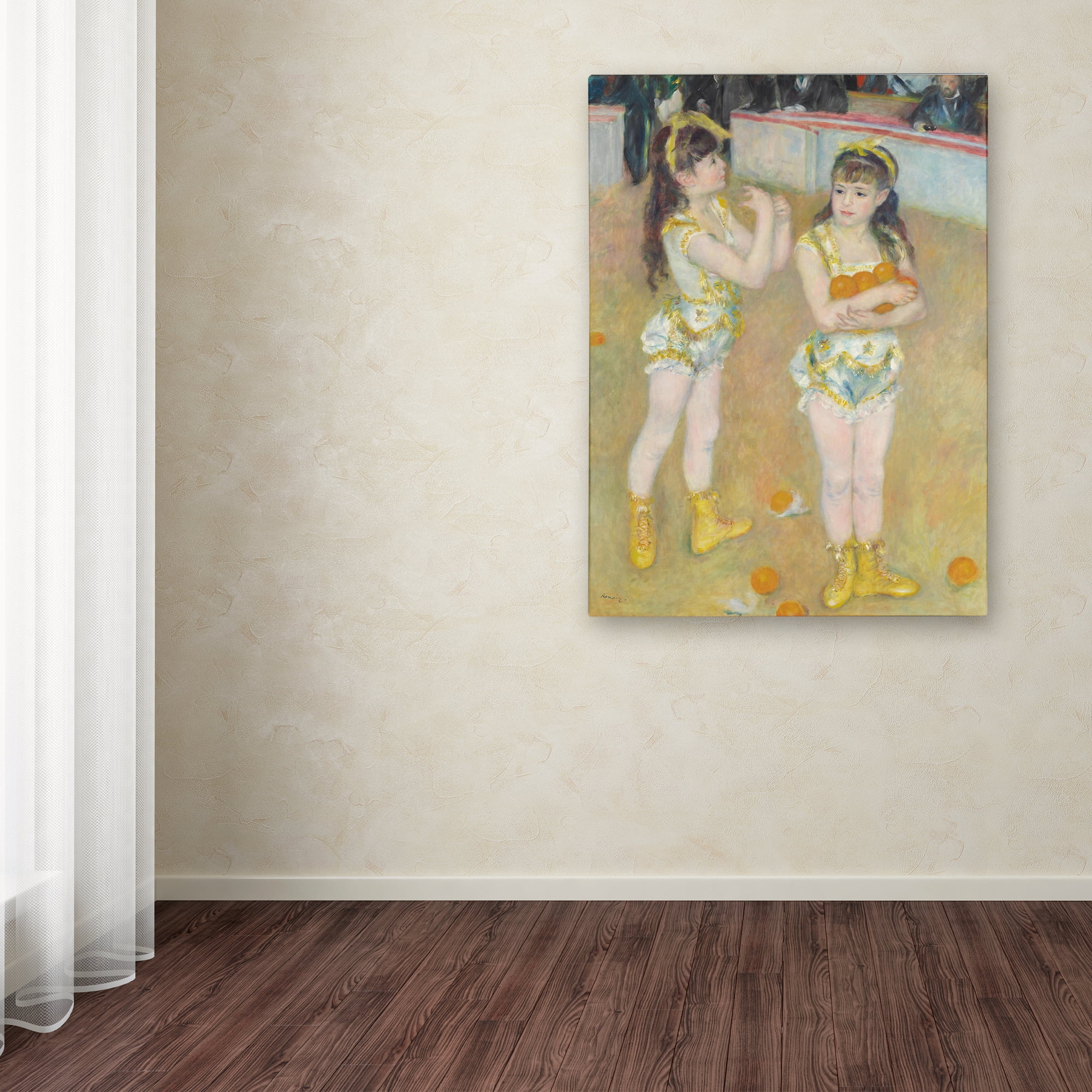 Trademark Fine Art 'Acrobats At The Cirque Fernando' Canvas Art by Renoir