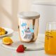 thumbnail image 4 of Vaso de fruta portátil, vaso de ensalada de alto valor con tenedor y cuchara, caja de conservación de alimentos frescos con drenaje de doble capa para picnic., 4 of 5