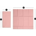 thumbnail image 5 of BloominGoods Colored Paper Disposable Dinner Napkins with Flatware Pocket, Pink 50-Pack, 5 of 9
