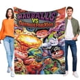 thumbnail image 1 of Garbage Pail Kids anti-pilling, suave, ligera, esponjosa y acogedora de lujo para hogar y cocina – Perfecta para niños y adultos,100X130cm, 1 of 6