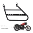 thumbnail image 4 of Motorcycle Side Mount Saddlebag Support Bracket 12mm Iron Matte Black Stylish Look Storage Bag Frame Bracket Holder, 4 of 7