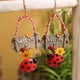 thumbnail image 3 of Cartoon Ladybug Flower Welcome Card Cute Number Ornament, 3 of 5
