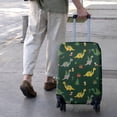 thumbnail image 3 of Dark Green Dinosaurs Christmas Pattern Luggage Cover Fashion Suitcase Cover Baggage Covers Fit 25-28 Inch Luggage (Go Travel), 3 of 5
