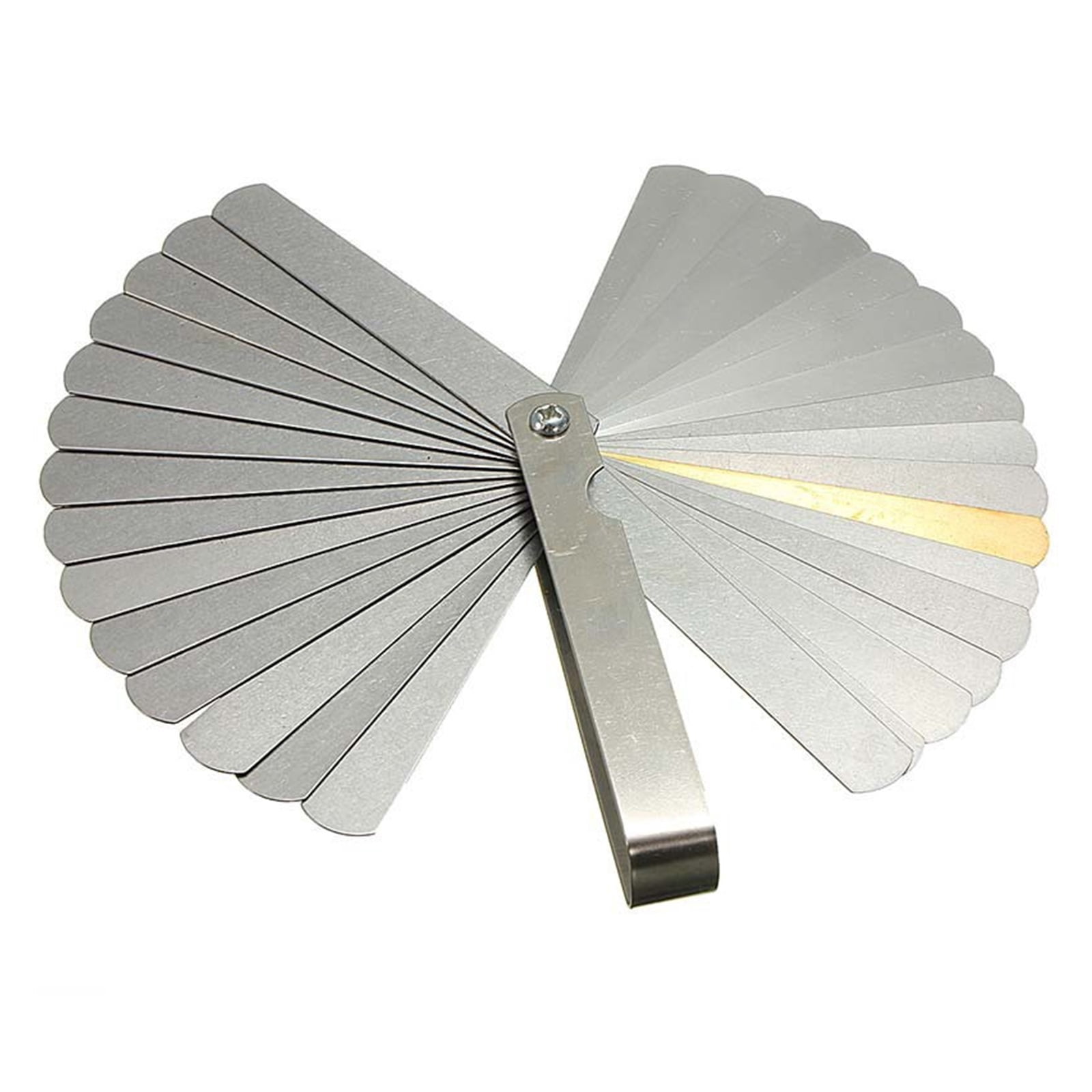 32 Blades Metric Feeler Gauge High Precision 0.04-0.88 Thickness Gages Gap Filler Feeler Gauges Woodworking Measuring ,Easy to Use