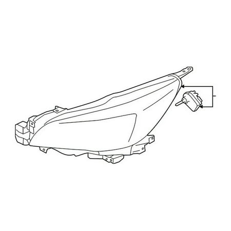 Genuine OE Subaru Lens & Housing - 84913AL05A Fits select: 2015-2017 SUBARU OUTBACK, 2015-2017 SUBARU LEGACY