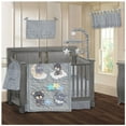 thumbnail image 3 of BabyFad Teddy Bear Grey 9 Piece Crib Bedding Set, 3 of 6