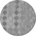 thumbnail image 1 of Ahgly Company Indoor Round Southwestern Gray Country Area Rugs, 5' Round, 1 of 1